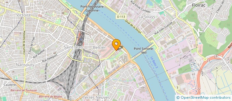 localisation de l'entreprise MONSIEUR ANTOINE MBIDA  BORDEAUX