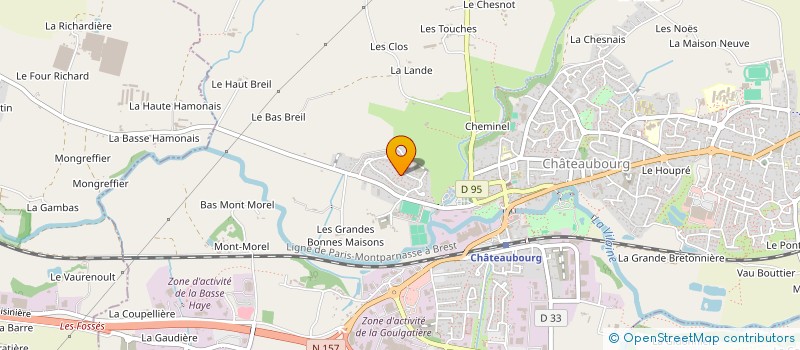 localisation de l'entreprise MONSIEUR ANTOINE MEDARD  CHATEAUBOURG