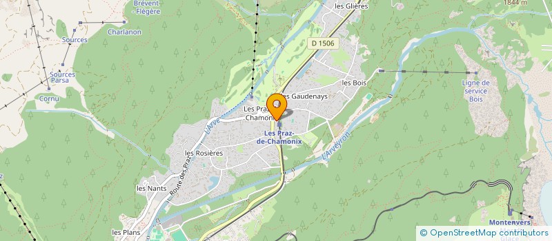 localisation de l'entreprise MONSIEUR ANTOINE MEDEIROS à CHAMONIX-MONT-BLANC