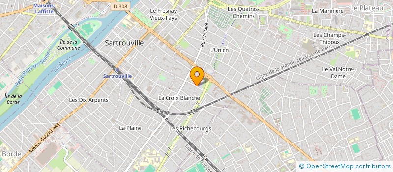 localisation de l'entreprise MONSIEUR ANTOINE MEKDAD  SARTROUVILLE