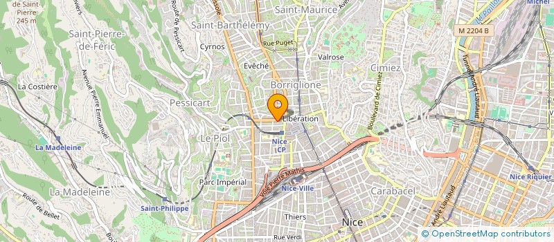 localisation de l'entreprise MONSIEUR ANTOINE MELLADO à NICE