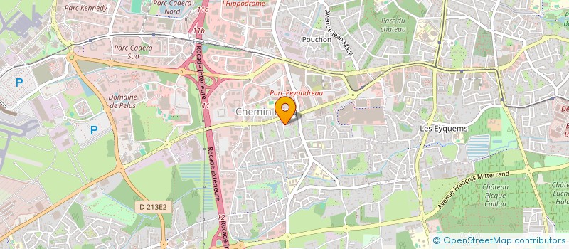 localisation de l'entreprise MONSIEUR ANTOINE MEMETEAU  MERIGNAC