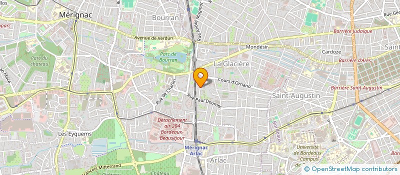 localisation de l'entreprise MONSIEUR ANTOINE MENANT à MERIGNAC