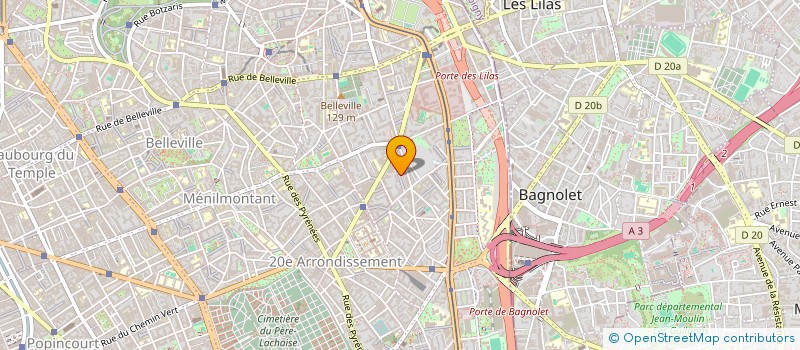 localisation de l'entreprise MONSIEUR ANTOINE MENARD  PARIS