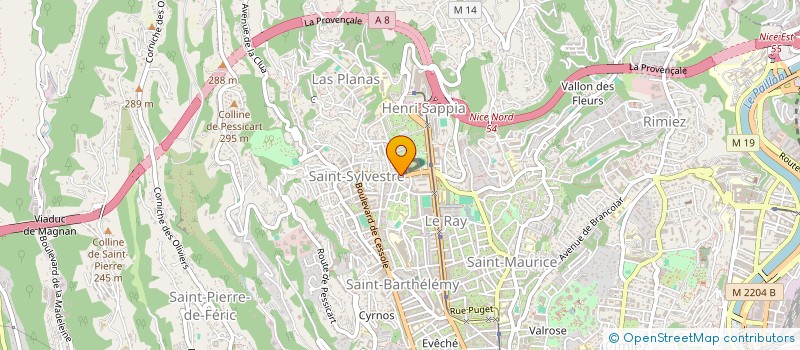 localisation de l'entreprise MONSIEUR ANTOINE MENDES à NICE