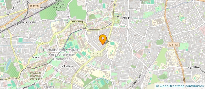 localisation de l'entreprise MONSIEUR ANTOINE MENNEGUERRE à TALENCE