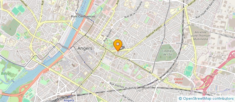 localisation de l'entreprise MONSIEUR ANTOINE MERCERON à ANGERS