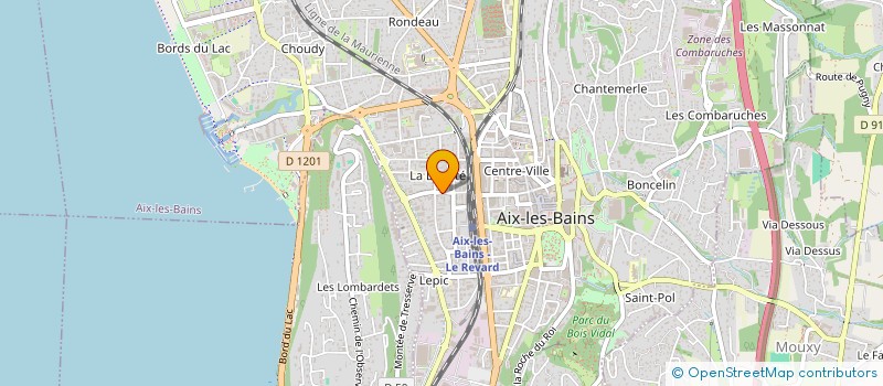 localisation de l'entreprise MONSIEUR ANTOINE MESNIL  AIX-LES-BAINS