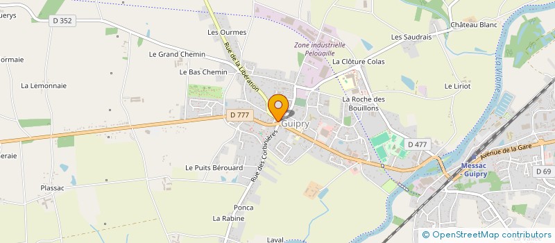 localisation de l'entreprise MONSIEUR ANTOINE MEUCHE  GUIPRY-MESSAC