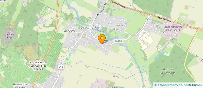 localisation de l'entreprise MONSIEUR ANTOINE MEUNIER  DRACY-LE-FORT