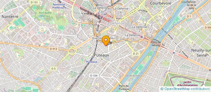 localisation de l'entreprise MONSIEUR ANTOINE MEUNIER  PUTEAUX