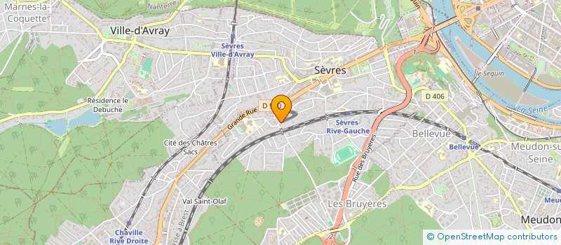 localisation de l'entreprise MONSIEUR ANTOINE MEYSSONNIER à SEVRES