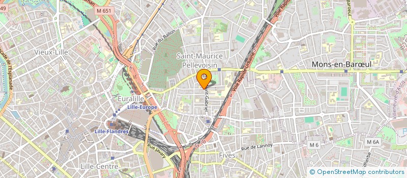 localisation de l'entreprise MONSIEUR ANTOINE MICHAUX à LILLE