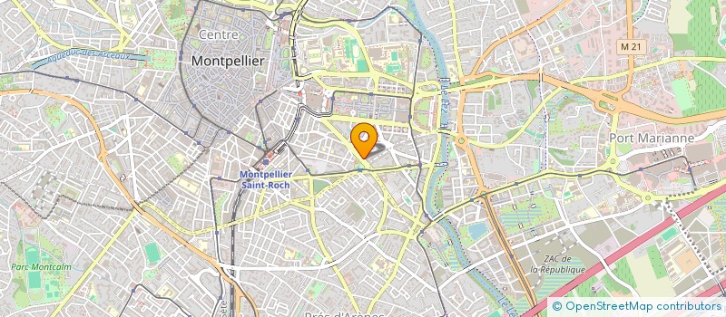 localisation de l'entreprise MONSIEUR ANTOINE MICHEL à MONTPELLIER
