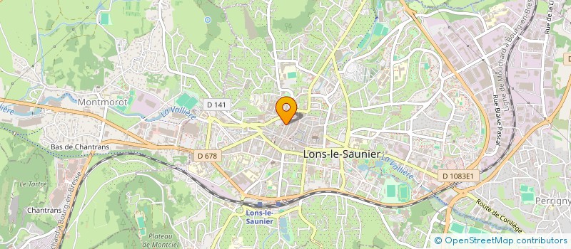 localisation de l'entreprise MONSIEUR ANTOINE MICHELAT  LONS-LE-SAUNIER