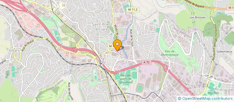 localisation de l'entreprise MONSIEUR ANTOINE MICHELI  SAINT-PRIEST-EN-JAREZ