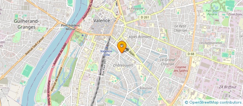 localisation de l'entreprise MONSIEUR ANTOINE MICOL à VALENCE