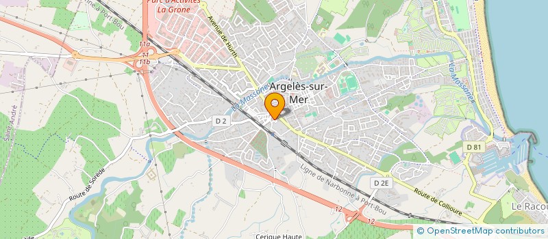 localisation de l'entreprise MONSIEUR ANTOINE MIELKO  ARGELES-SUR-MER