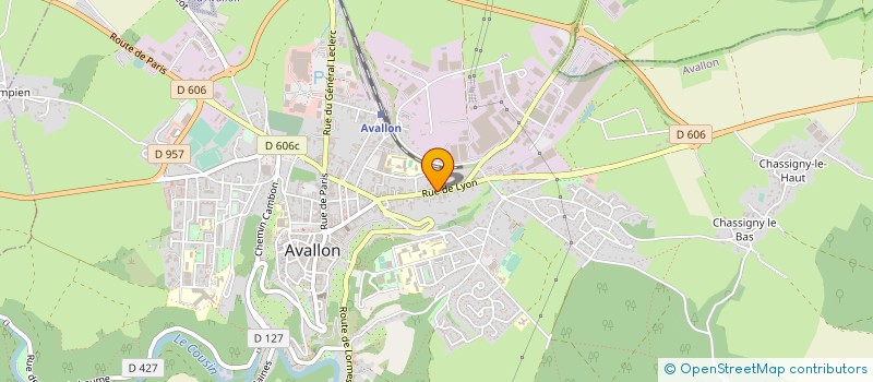 localisation de l'entreprise MONSIEUR ANTOINE MIGNOLET à AVALLON