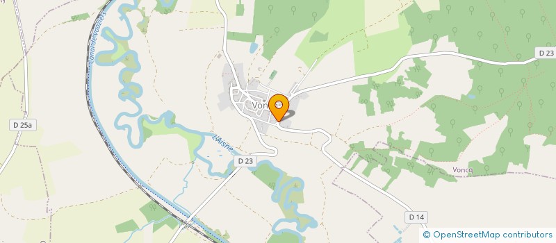 localisation de l'entreprise MONSIEUR ANTOINE MIGNOT  VONCQ