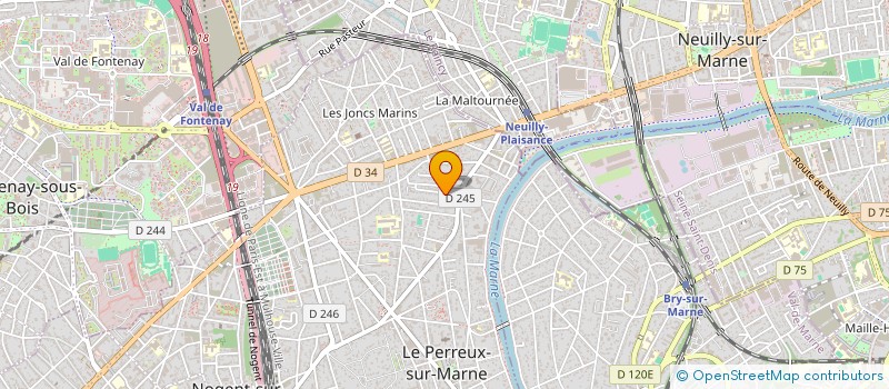 localisation de l'entreprise MONSIEUR ANTOINE MILKOFF à LE PERREUX-SUR-MARNE