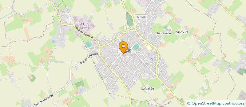 localisation de l'entreprise MONSIEUR ANTOINE MILLEQUANT  LINSELLES