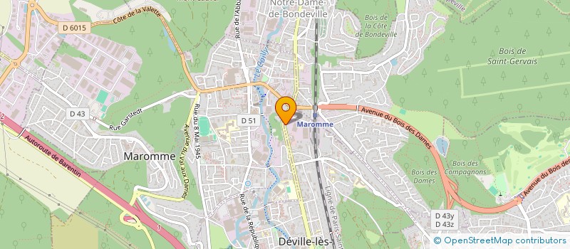 localisation de l'entreprise MONSIEUR ANTOINE MILOUX  DEVILLE-LES-ROUEN