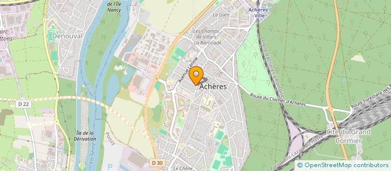 localisation de l'entreprise MONSIEUR ANTOINE MIRANDA à ACHERES