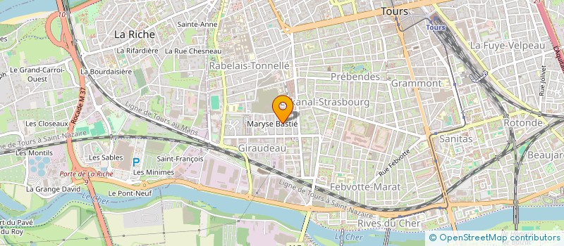 localisation de l'entreprise MONSIEUR ANTOINE MIRGUET à TOURS