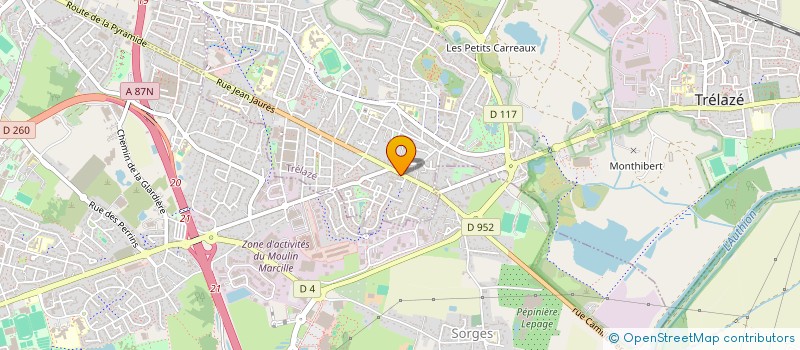 localisation de l'entreprise MONSIEUR ANTOINE MOINET à TRELAZE