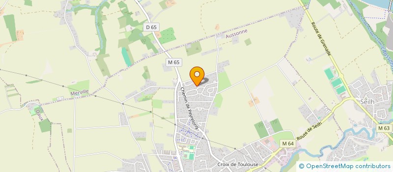 localisation de l'entreprise MONSIEUR ANTOINE MOIROD  AUSSONNE