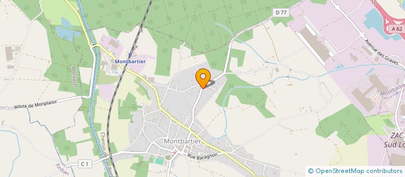 localisation de l'entreprise MONSIEUR ANTOINE MOLLARD  MONTBARTIER