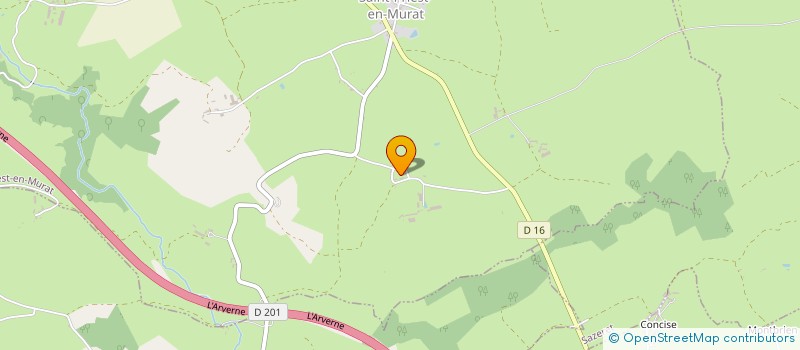 localisation de l'entreprise MONSIEUR ANTOINE MONCE  SAINT-PRIEST-EN-MURAT