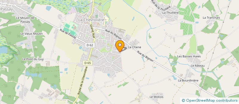 localisation de l'entreprise MONSIEUR ANTOINE MONJOUR à LA CHEVROLIERE