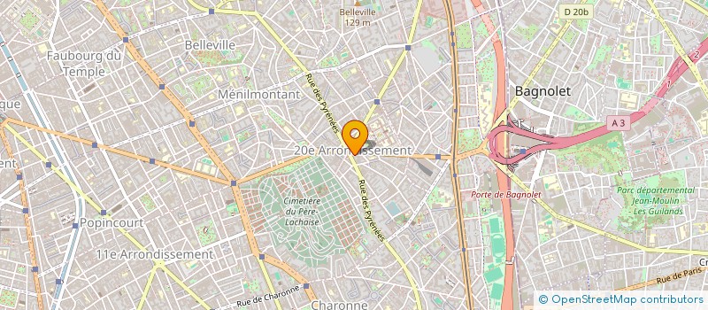 localisation de l'entreprise MONSIEUR ANTOINE MONNERET  PARIS