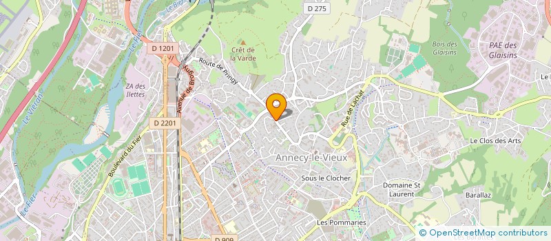 localisation de l'entreprise MONSIEUR ANTOINE MONNERET à ANNECY