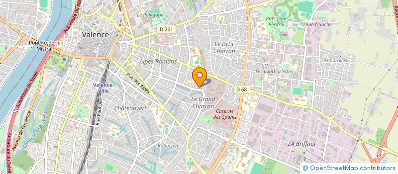 localisation de l'entreprise MONSIEUR ANTOINE MONNIER à VALENCE