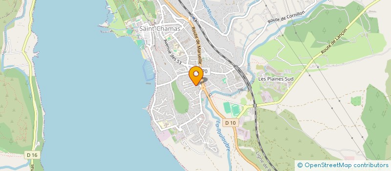 localisation de l'entreprise MONSIEUR ANTOINE MONNIER  SAINT-CHAMAS