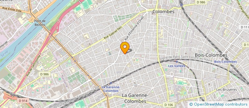localisation de l'entreprise MONSIEUR ANTOINE MONNIER à COLOMBES