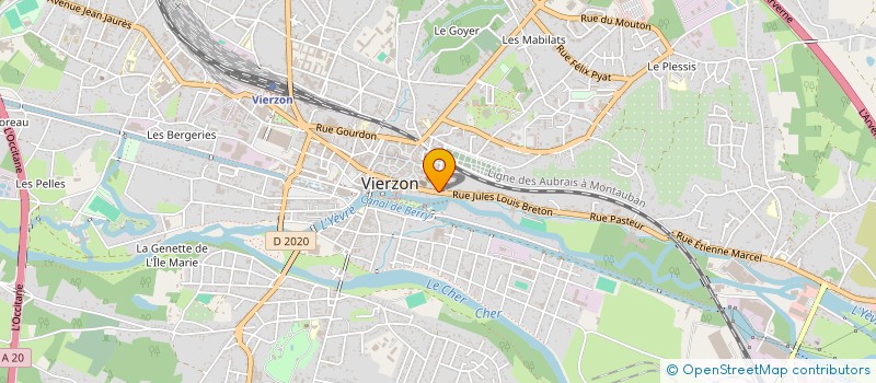 localisation de l'entreprise MONSIEUR ANTOINE MORAND  VIERZON