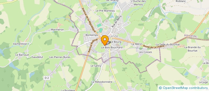 localisation de l'entreprise MONSIEUR ANTOINE MOREAU à AIGURANDE