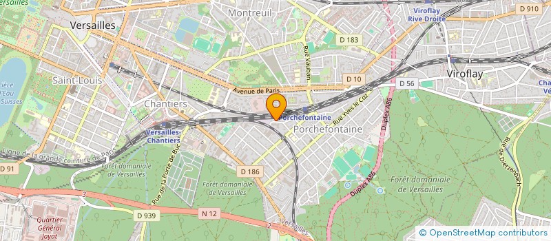 localisation de l'entreprise MONSIEUR ANTOINE MOREIRA à VERSAILLES