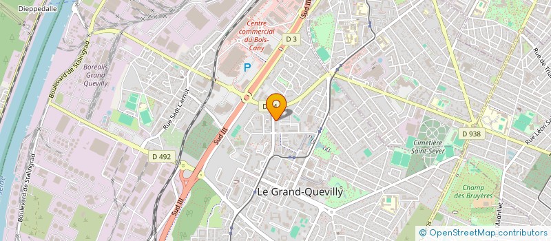 localisation de l'entreprise MONSIEUR ANTOINE MOREL  LE GRAND-QUEVILLY