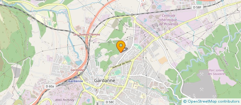 localisation de l'entreprise MONSIEUR ANTOINE MORENO à GARDANNE