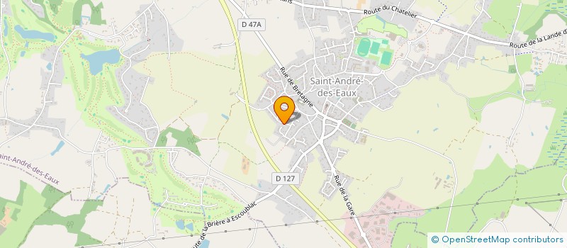 localisation de l'entreprise MONSIEUR ANTOINE MORGAND  SAINT-ANDRE-DES-EAUX