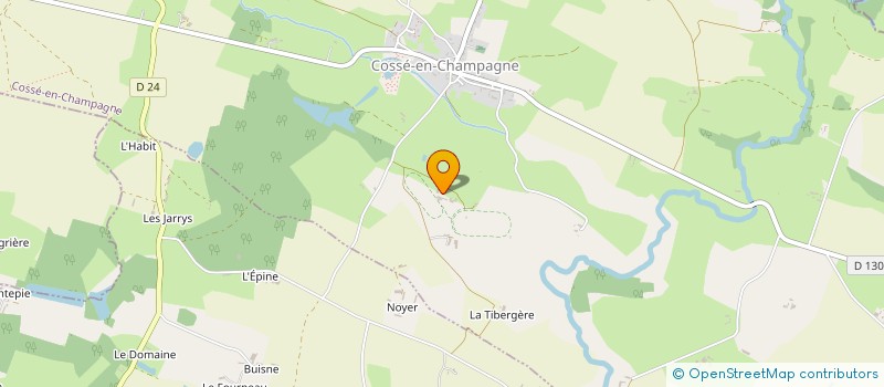 localisation de l'entreprise MONSIEUR ANTOINE MORIN  COSSE-EN-CHAMPAGNE