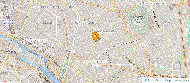 localisation de l'entreprise MONSIEUR ANTOINE MORIZOT  PARIS