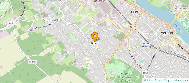 localisation de l'entreprise MONSIEUR ANTOINE MORTEO  VERNON