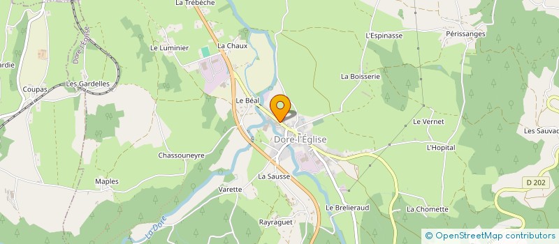 localisation de l'entreprise MONSIEUR ANTOINE MOSNIER à DORE-L'EGLISE