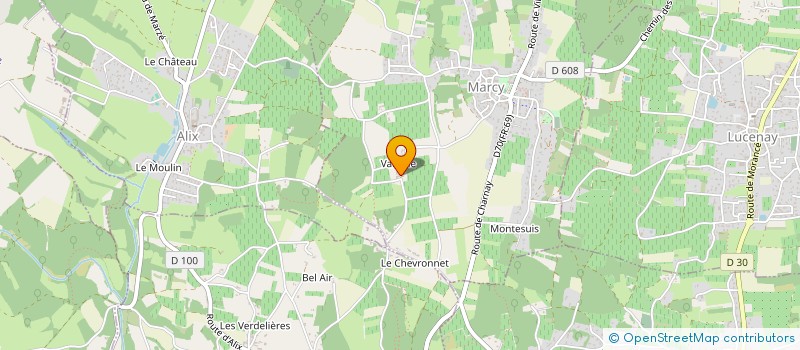 localisation de l'entreprise MONSIEUR ANTOINE MOULOUD  MARCY